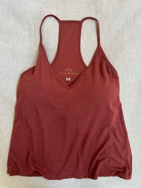 Klass network Strappy V-Neck Racerback Rust Medium